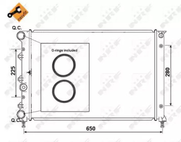 Теплообменник NRF 58305