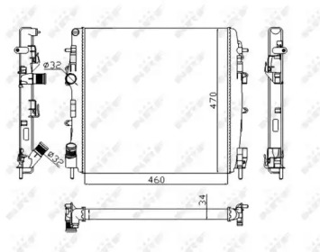 Теплообменник NRF 58317A