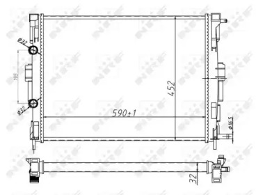 Теплообменник NRF 58329A