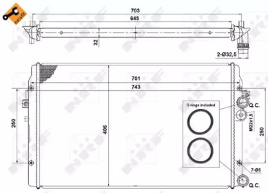 Теплообменник NRF 58334