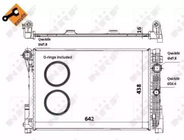 Теплообменник NRF 58336