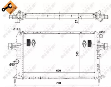 Теплообменник NRF 58344