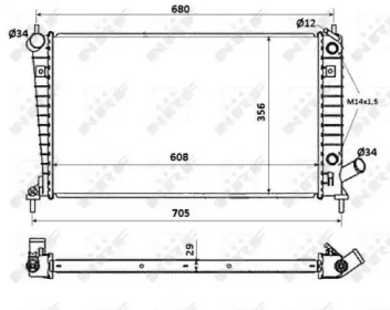 Теплообменник NRF 58349