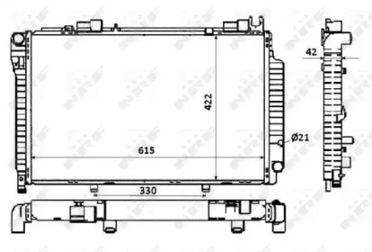 Теплообменник NRF 58350