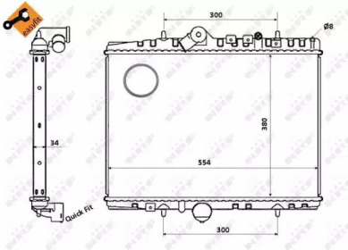 Теплообменник NRF 58351