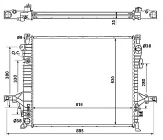 Теплообменник NRF 58356