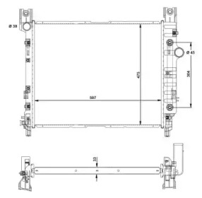 Теплообменник NRF 58367