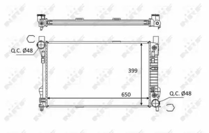 Теплообменник NRF 58390