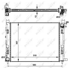 Теплообменник NRF 58444