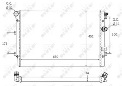 Теплообменник NRF 58464