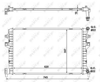 Теплообменник NRF 58471