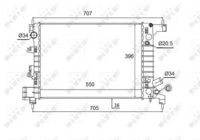 Теплообменник NRF 58504