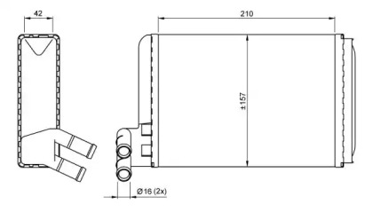 Теплообменник NRF 58524