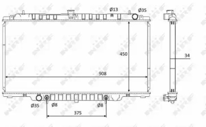 Теплообменник NRF 58548