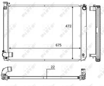 Теплообменник NRF 58604