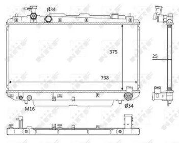 Теплообменник NRF 58645