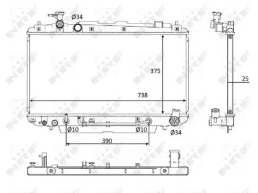 Теплообменник NRF 58646