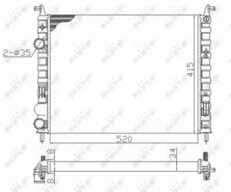 Теплообменник NRF 58656