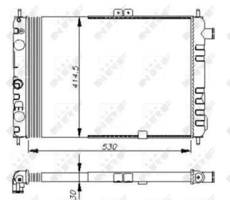 Теплообменник NRF 58670