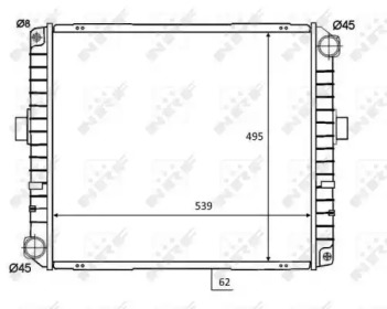 Теплообменник NRF 58824