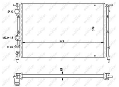 Теплообменник NRF 58852