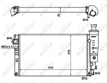 Теплообменник NRF 58889