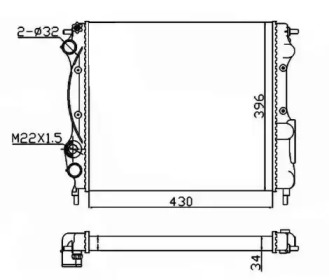 Теплообменник NRF 58934A