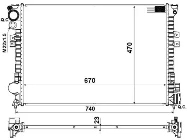 Теплообменник NRF 58958