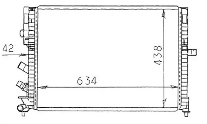 Теплообменник NRF 58978