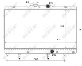 Теплообменник NRF 59078