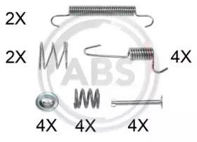 Комплектующие, тормозная колодка A.B.S. 0008Q