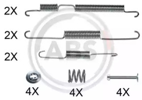 Комплектующие, тормозная колодка A.B.S. 0009Q