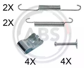 Комплектующие, тормозная колодка A.B.S. 0013Q