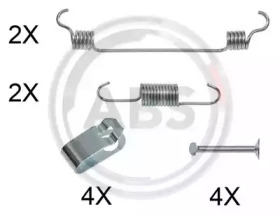 Комплектующие, тормозная колодка A.B.S. 0019Q
