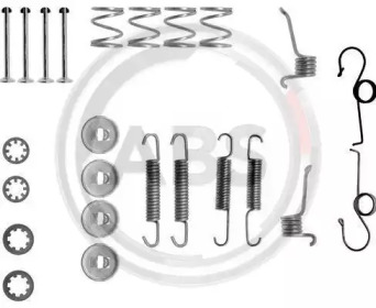 Комплектующие, тормозная колодка A.B.S. 0511Q