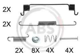 Комплектующие, тормозная колодка A.B.S. 0561Q