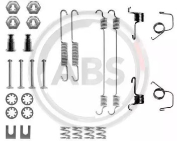 Комплектующие, тормозная колодка A.B.S. 0617Q