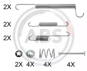 Комплектующие, тормозная колодка A.B.S. 0630Q