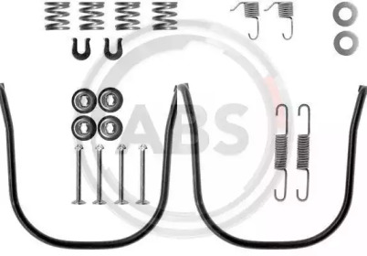 Комплектующие, тормозная колодка A.B.S. 0633Q