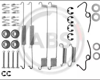 Комплектующие, тормозная колодка A.B.S. 0641Q