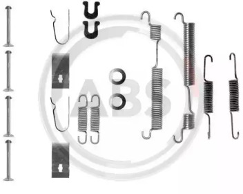 Комплектующие, тормозная колодка A.B.S. 0653Q