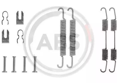 Комплектующие, тормозная колодка A.B.S. 0666Q