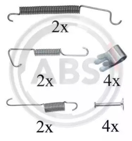 Комплектующие, тормозная колодка A.B.S. 0805Q