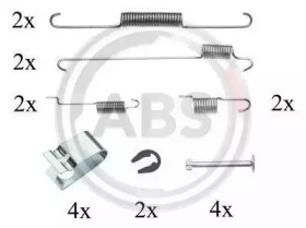Комплектующие, тормозная колодка A.B.S. 0815Q