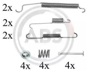 Комплектующие, тормозная колодка A.B.S. 0830Q