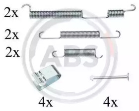 Комплектующие, тормозная колодка A.B.S. 0844Q