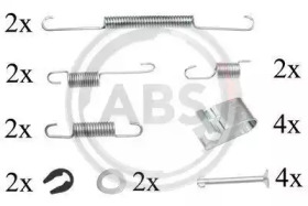 Комплектующие, тормозная колодка A.B.S. 0847Q