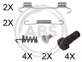 Комплектующие, тормозная колодка A.B.S. 0867Q