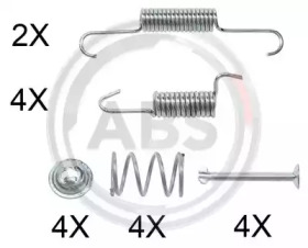 Комплектующие, тормозная колодка A.B.S. 0871Q