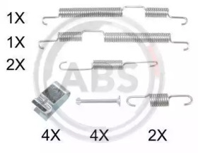 Комплектующие, тормозная колодка A.B.S. 0885Q